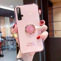 奥迪猫华为nova5pro手机壳女款sea-al10保护硅胶套时钟支架防摔软壳