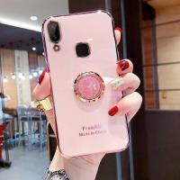 奥迪猫vivoz3i标准版手机壳女V1813A保护硅胶套Z3I标准版时钟支架防摔软