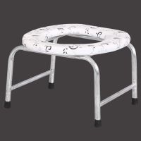 防滑孕妇坐便椅老年成人简易蹲厕老人用坐便器马桶厕所凳子 26cm高花色非折叠特价款