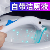一次性马桶刷套装日本可抛式替换头洗厕所擦马桶神器家用清洁刷子