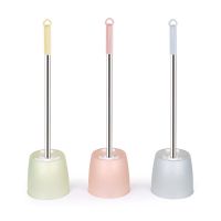 马桶刷刷子套装家用卫生间长柄洁厕刷带底座软毛刷死角圆头硬毛