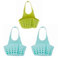 架篮水池好帮手]水槽沥水袋收纳架厨房用品置物架厨房收纳水龙头|[蓝色+蓝色+绿色]3个