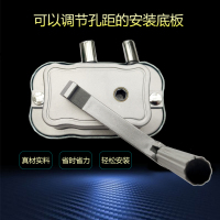 晾衣架升降配件好手柄太太免打孔手摇器浙江|免打孔手摇[银色]万能孔5-14CM多可