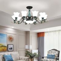 美式吊灯客厅灯2019新款欧式灯餐厅卧室灯现代简约大气轻奢吊灯