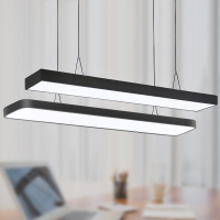 led长条灯办公室吊灯超亮个性长方形创意现代吸顶方通写字楼教室