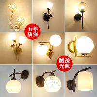 壁灯床头灯北欧现代简约led创意卧室客厅壁灯走廊过道楼梯墙壁灯