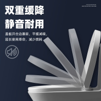 马桶盖家用通用加厚坐便器配件盖板老式座圈盖子u型v厕所抽水o