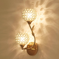 背景墙灯走廊过道led客厅楼梯灯具现代简约水晶床头灯壁灯卧室