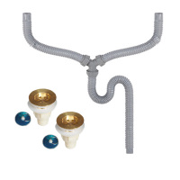 防臭下水器水槽拖把池软管菜盆水管套装三通y型阳台洗衣槽去水管