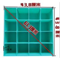 挂壁式毛巾架汽车美容店放加厚毛巾格子蜡柜盒理发店汽车精洗车店|绿色挂壁式毛巾架