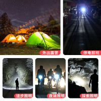 探照灯多功能家用远射手电筒巡逻户外充电led强光大功率超亮手提