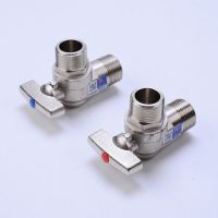 壁挂炉专用铜球阀大4分6分热水器流量通径天一金牛三角阀