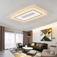客厅灯简约现代长方形大气灯具家用大厅灯超薄遥控北欧led吸顶灯