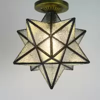 五角星北欧创意简约嵌入式轻奢走廊过道阳台玄关入户吸顶灯具灯