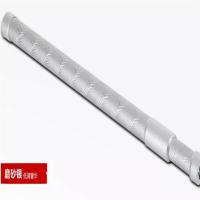 橱柜挂衣杆不锈钢伸缩衣架壁橱|雕花磨砂银大号