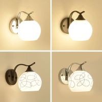 美式壁灯卧室床头灯简约黑色个性楼道背景墙过道阳台墙壁led灯具