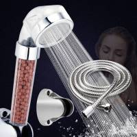 增压花洒喷头洗澡浴霸淋浴头卫浴水龙头软管套装家用底座支架全套