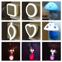 床头起夜灯光控插电开关灯插座节能灯小夜灯感应灯婴儿喂奶灯卧室