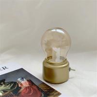 usb床头台灯造型风复古英伦装饰夜灯ins小夜灯怀旧灯泡灯充电