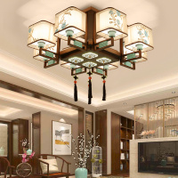 新款现代新中式中国风套餐2020客厅灯具简约大气吸顶灯卧室灯家用