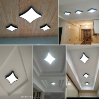 过道灯饰现代简约入户灯具超薄创意led吸顶灯5cm个性走廊卧室玄关