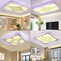 新款套餐客厅餐厅水晶吸顶灯简约现代长方形大气温馨婚房卧室灯具