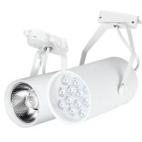 led轨道灯cob射灯服装店聚光导轨灯展厅12w18w30w明装背景墙par30