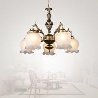 欧式吊灯餐厅卧室灯中式复古美式水晶客厅吊灯具铁艺现代简约大气
