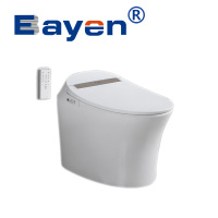 智能马桶一体机多功能自动冲洗除臭即热烘干坐便器 300坑距