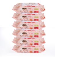 随身便携婴儿湿巾纸带盖手口专用无味大包产妇用品成人私处|80抽6包店长推荐