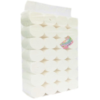 卫生纸卷纸无芯卷筒纸短卷实心散装家用厕纸无心卷纸妇婴用纸|无印花5.6斤28卷