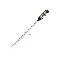 水温计温度计测水温奶温油温计食品烘焙探针奶粉水温表|TP101黑色慢速测温30CM探针