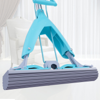 海绵拖把家用对折式挤水胶棉拖把拖地卫生间浴室厕所拖把吸水性强