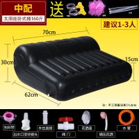 晒水桶塑料太阳能晒水桶箱 卧式 家用型晒水箱洗澡水桶黑色水桶|特厚160斤黑色太阳能款桶+中配 8米水管