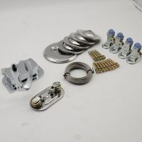 晾衣架全套配件免打孔通用手摇器晾衣杆万向轮转角器顶滑轮钢丝绳|全套配件[A05亮光色]高端系列