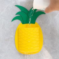 同款免打孔菠萝硅胶置物架卫生间浴室牙刷剃须刀吸盘收纳壁挂|菠萝1个