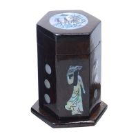 特价红木牙签筒家用花梨木客厅牙签盒创意实木餐桌便携牙签罐|鸡翅木越南美女款