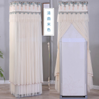 空调防尘罩开机不取柜机罩格力美的奥克斯海尔立式方形空调套罩子|清曲米 大3.5匹(180*56*36)