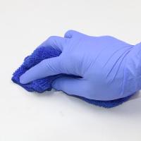 食品级一次性手套pvc加厚橡乳塑胶皮丁晴透明医家用美容手术餐饮|蓝色一盒优惠价格 XL