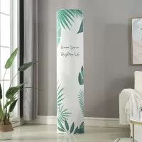 圆形柜机格力美的海尔布艺空调罩套立式圆|家庭花园-高弹全包 海尔通用