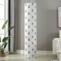 圆形柜机格力美的海尔布艺空调罩套立式圆|清晰绿植-高弹全包 美的舒适星/智能王