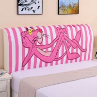 华丽风情全包弹力床头罩床头套防尘罩简约现代欧式纯色夹棉软包|粉红豹(全包) 1.2