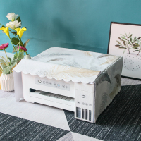 打印机布防尘罩复印机盖布惠普佳能爱普生联想兄|羽毛PVC防水防油 爱普生4156/4168/4169/4158/4163