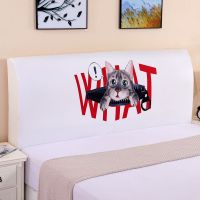 华丽风情全包弹力床头罩床头套防尘罩简约现代欧式纯色夹棉软包|小猫咪(全包) 2.0