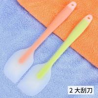 油刷子烙饼刷油烧烤刷子厨房刮刀烘焙高温油刷子家用耐高温硅胶刷|硅胶刮刀-2个装-食品级耐高温