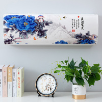 空调罩套挂式格力美的1.5p通用海尔室内机防尘罩家用北欧全包|花开富贵 98*30*18(适合1.7p-2p)