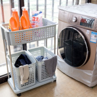洗衣篮脏衣篮购物篮收纳箱置物框购物框塑料篮手提脏衣服收纳篮