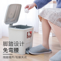 脚踩分类垃圾桶带盖家用客厅干湿分离卫生间大号创意筒厨房拉圾桶