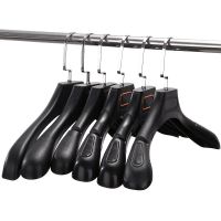10个装 高档防滑衣挂 宽肩无痕服装店衣架 塑料西服衣撑子