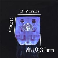 家具增高腿垫餐桌椅脚加高垫沙发茶几柜台书桌胶垫床脚垫高钉橡胶|透明37x37x30mm带螺丝(4个